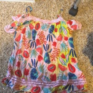 Summer print top